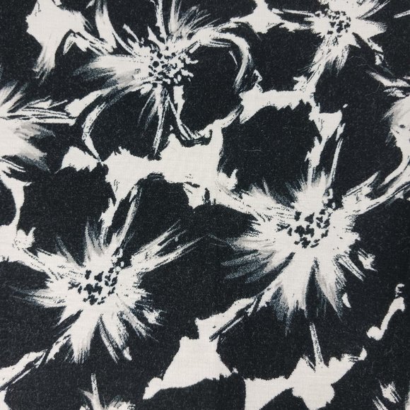 Apt 9 Womens Long Maxi Floral Dress Sleeveless Black White Size PM Petite Summer - Picture 6 of 9